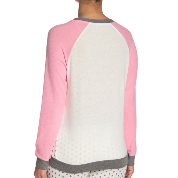 PJ Salvage Holiday Flamingo Long Sleeve Pajama Top - Picture 2 of 7